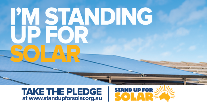 Take the Stand Up For Solar pledge
