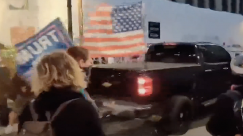 Man Shot Dead After Rioters Besiege Pro-Trump Caravan
