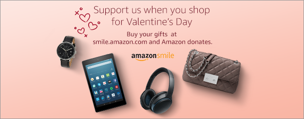 Amazon Smile Valentine Banner