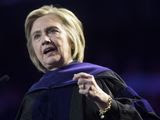 In this Wednesday, May 29, 2019 file photo, former Secretary of State Hillary Clinton delivers Hunter College&#39;s commencement address in New York. Former U.S. Secretary of State Hillary Clinton has been appointed Chancellor at Queen&#39;s University in Belfast, the capital of Northern Ireland, Thursday Jan. 2, 2020, to serve a five-year term. (AP Photo/Mary Altaffer, FILE) **FILE**