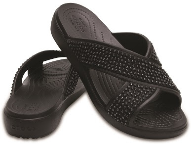 crocs sloane embellished x-strap w