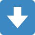 Downwards arrow