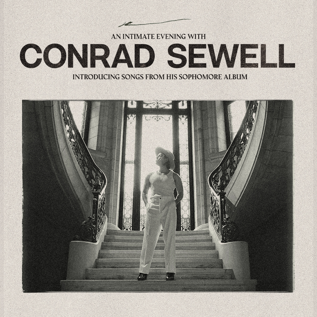 Conrad Sewell tour artwork
