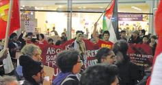 Protesters chant “Long live the intifada” at a November rally at Hunter College.