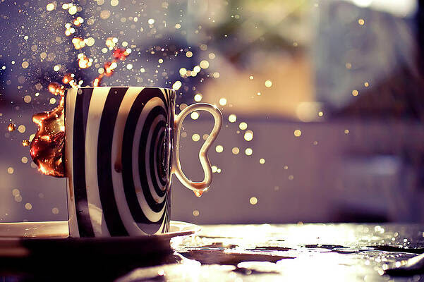 Wall Art - Photograph - Party In Coffee Mug by Daniela Romanesi