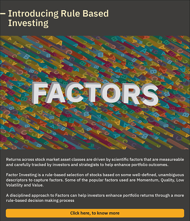 Introducing Factors – A rule based approach to investing! Keep reading to know more. 5