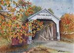 Coxford Covered Bridge - Posted on Sunday, April 12, 2015 by Sarah Anita Trick