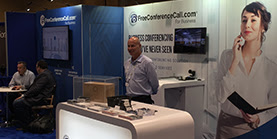 FreeConferenceCall.com Tradeshow Booth