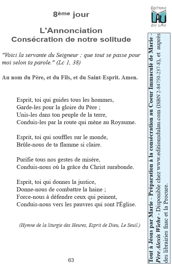 AD JESUM PER MARIAM ! Introduction à la CONSECRATION DES COEURS UNIS pour l'ASSOMPTION  62dc2d3794ac2b7dba327209