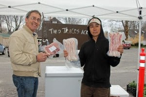 Two Track Acres will have among its offerings different types of sausage, fresh ham and bacon