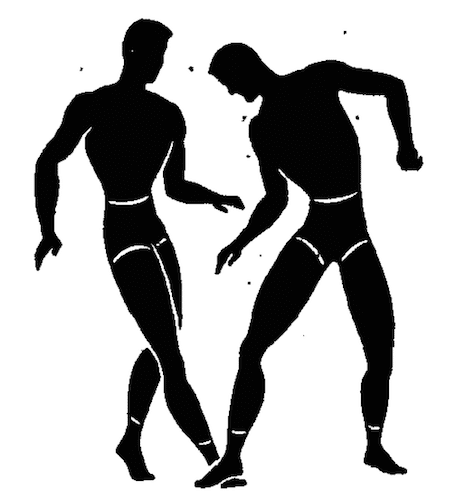 wwii strength and conditioning exercises step on toes illustration