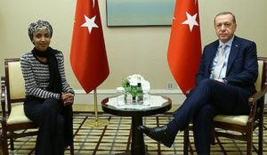 Why did Ilhan Omar meet with the increasingly anti-American Erdogan of Turkey?