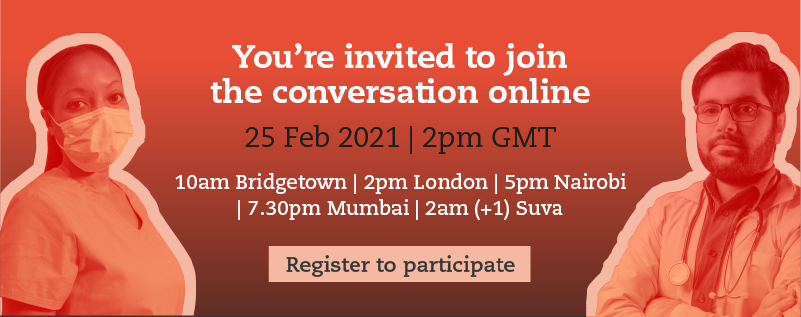 You're invited to join the conversation online 25 Feb 2021 | 2pm GMT