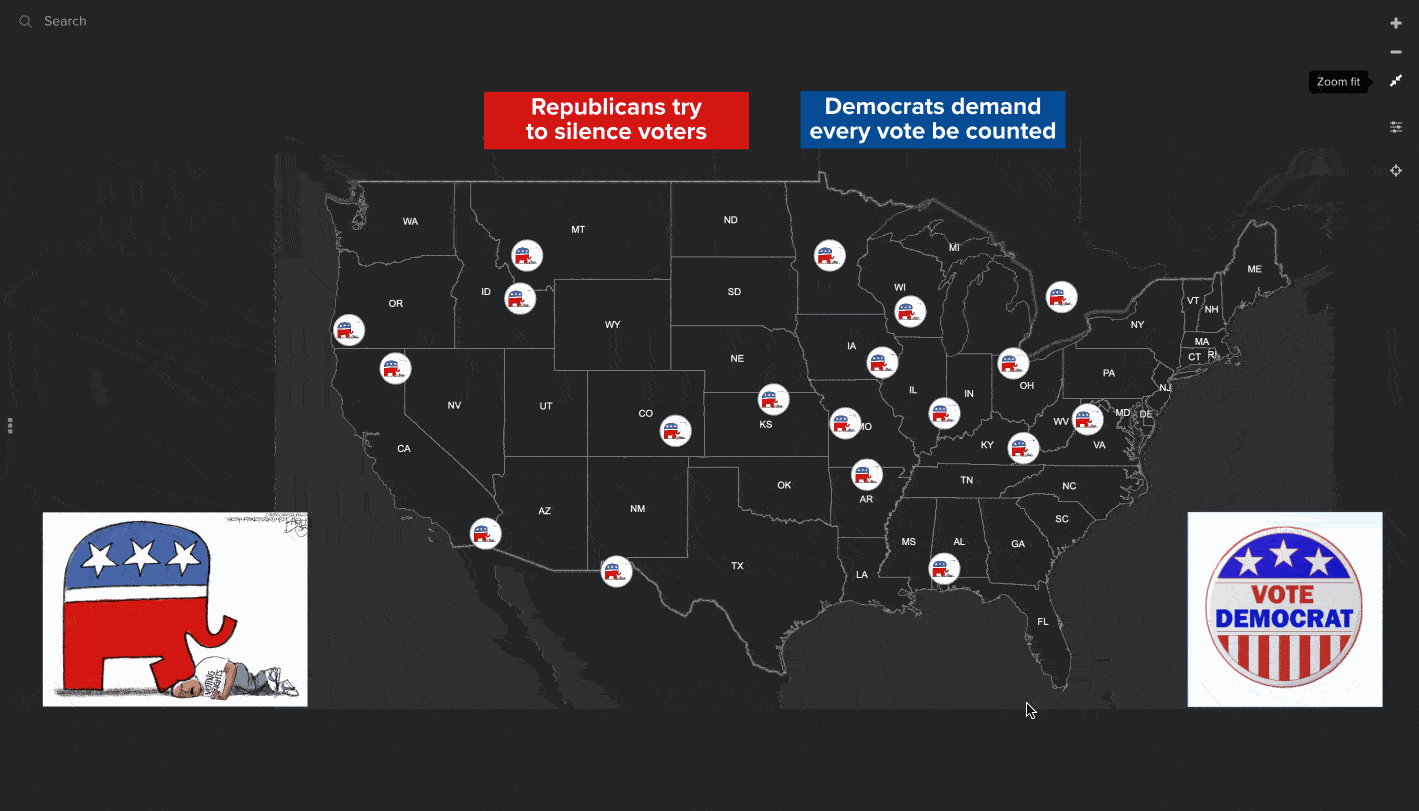 Republican voter suppression by lawsuits
