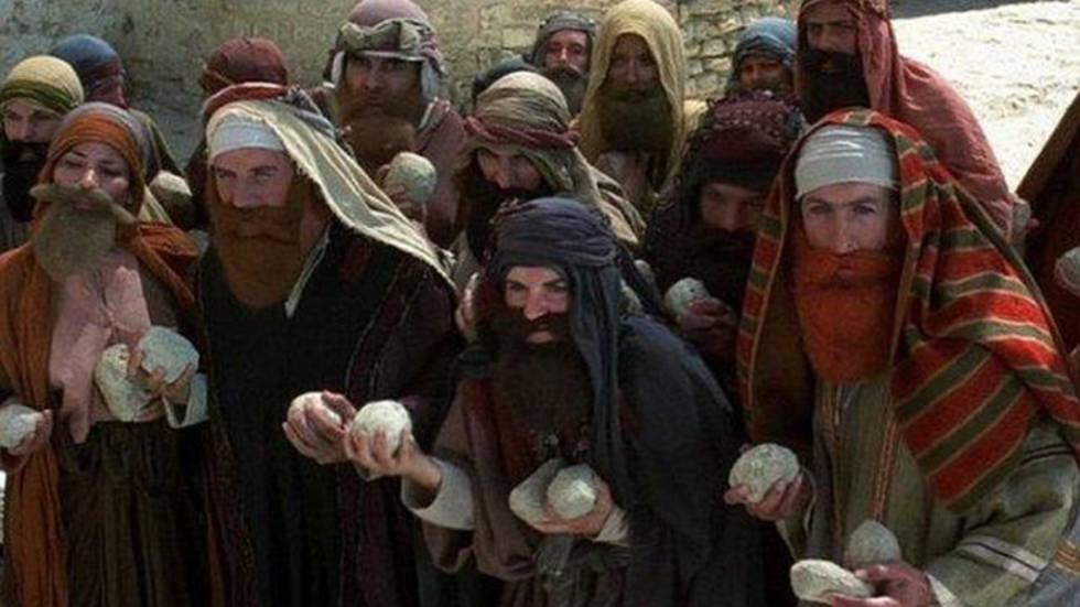 Fotograma de la película "La vida de Brian". Fotograma de la película "La vida de Brian".