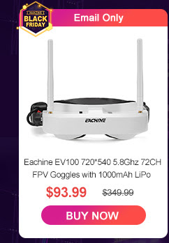 Eachine EV100 720*540 5.8Ghz 72CH FPV Goggles with 1000mAh LiPo