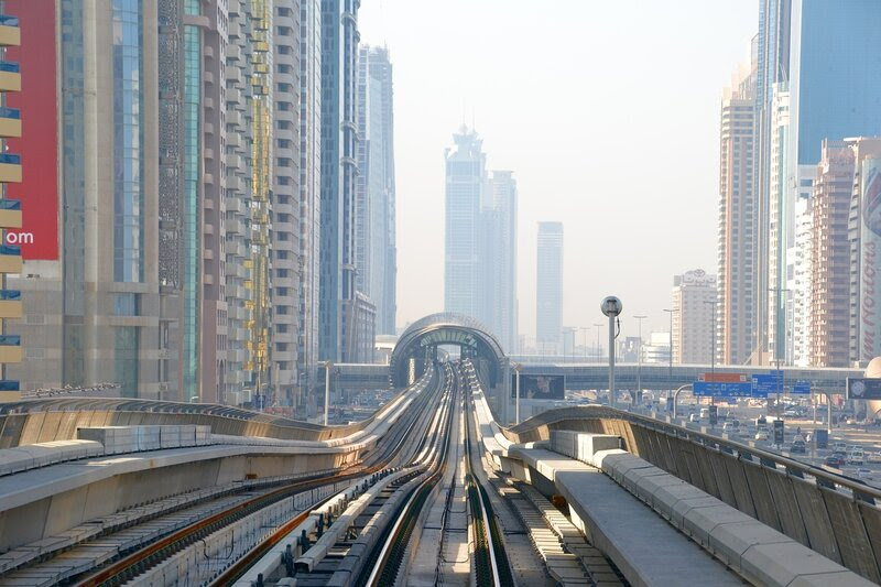 Ветка Дубайского метрополитена...