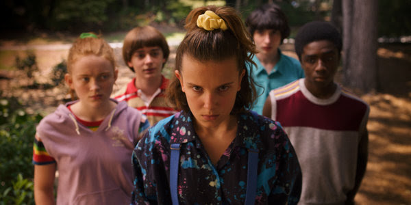 Parte del elenco de la tercera temporada de <em>Stranger Things</em>