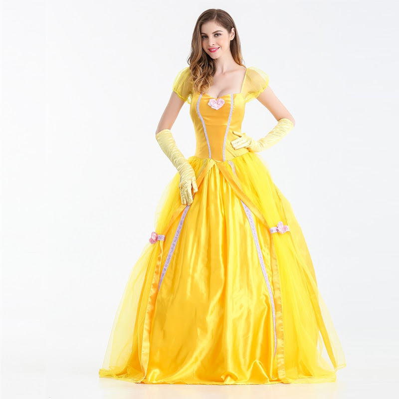 Buy Vocole Beauty And The Beast Princess Belle Costume