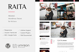 Raita - Minimal Theme For Writers