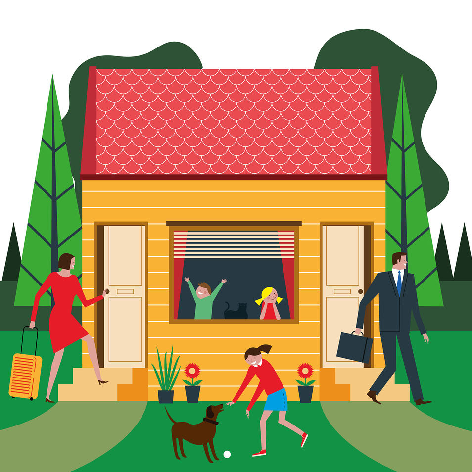 Parents who are divorced shuttle back and forth from the family home when they ‘nest.’... Parents who are divorced shuttle back and forth from the family home when they ‘nest.’ Sometimes they share an apartment or stay with friends or relatives when it is not their turn in the house.
