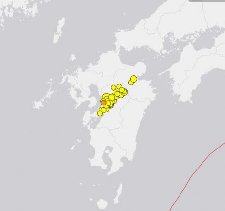 Kyushu Earthquakes