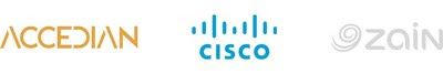 Accedian Cisco Zain Logo