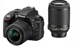 Nikon D3300 (with AF-S 18-55 mm VR Kit Lens) 24.2 MP DSLR Camera  (Get 6000 Cashback)