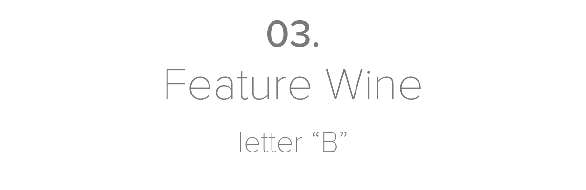 03.Feature Wineletter “B”