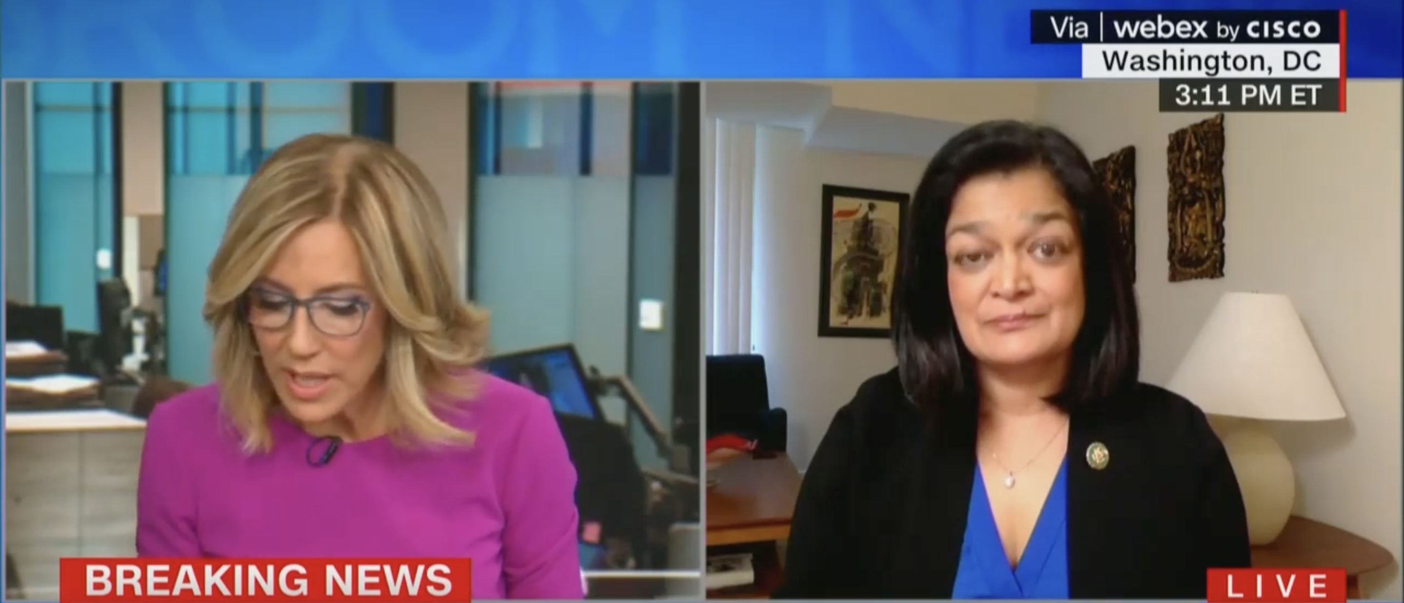 CNN Host Confronts Rep. Jayapal With Old Tweet As DOJ Announces Special Counsel To Investigate Biden
