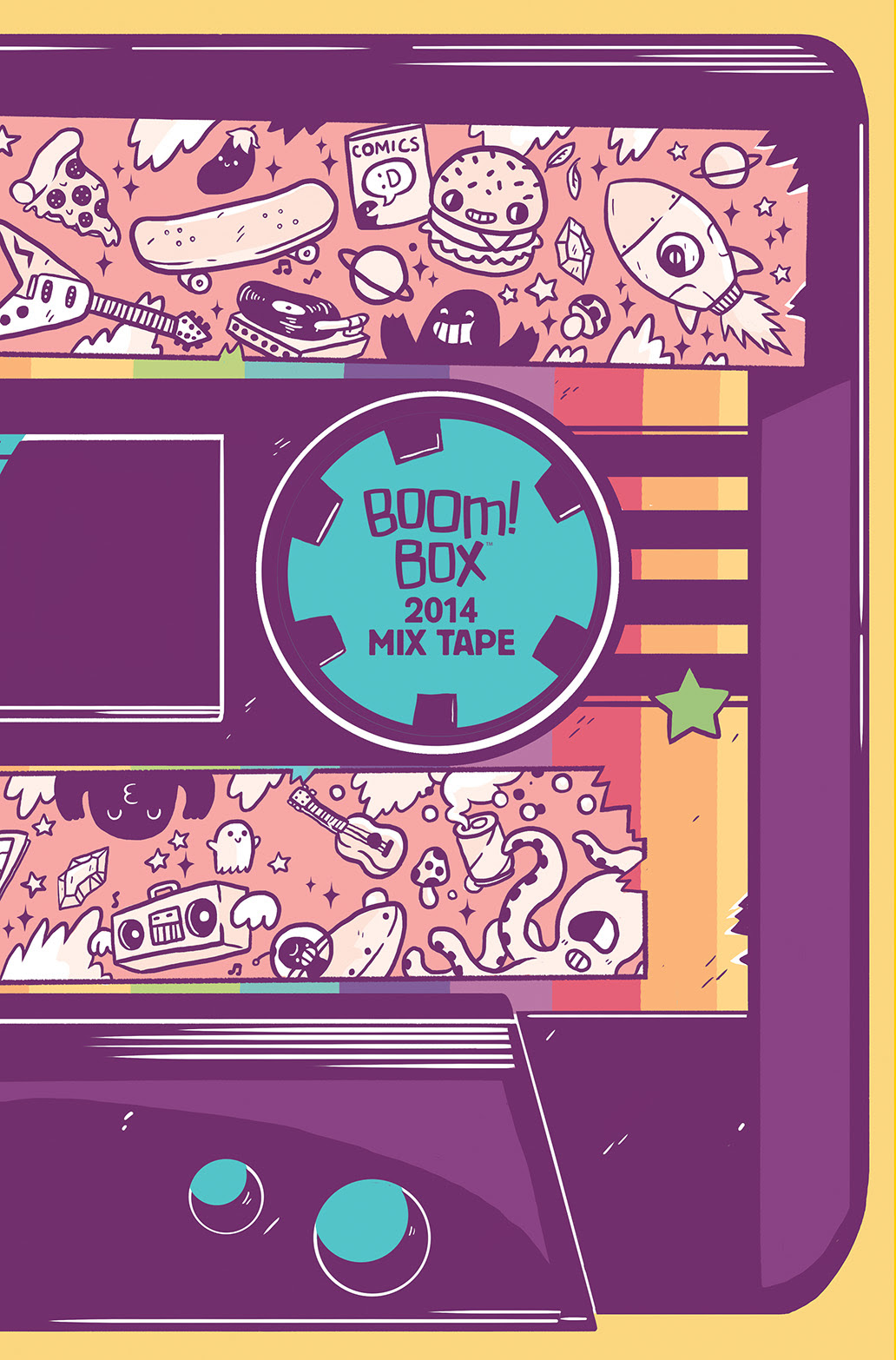 BOOM! BOX 2014 MIX TAPE #1 Cover B by Matt Cummings