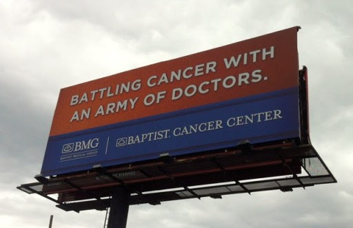 Battling Cancer Billboard