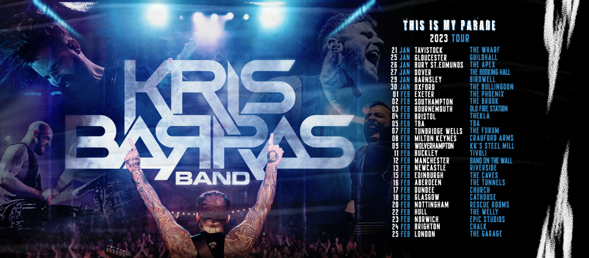 Kris Barras Band Announces 25 Date January February 2023 Uk Tour R O C K N L O A D 