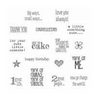 Something To Say Clear-Mount Stamp Set