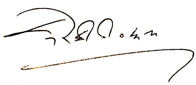 Dorjee Tseten signature