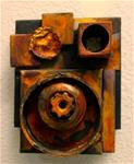 Mixed Media Wall Sculpture  "C3" by Colorado Mixed Media Artist Carol Nelson - Posted on Sunday, February 22, 2015 by Carol Nelson
