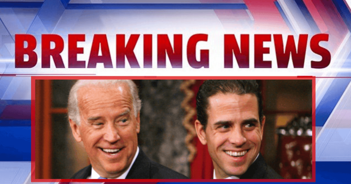 Hunter Biden's Secret Slams Into the White House - This Is What the MSM Won't Tell You