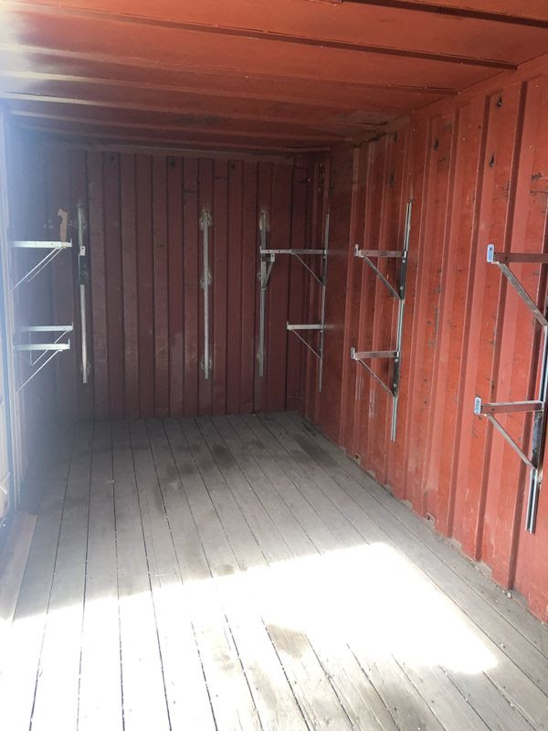 LOCAL 8x20 shipping container connex storage with two side cargo doors