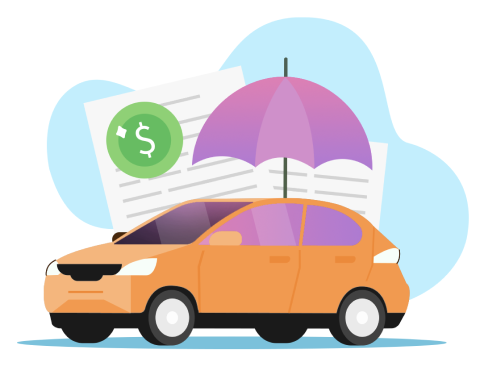 Car insurance illustration