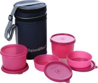 Signoraware Pink Executive Lunch Box  - 180 ml, 450 ml Food Container
