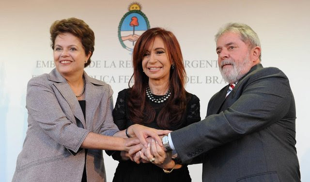 Dilma Rousseff, Cristina Fernández de Kirchner y Lula da Silva pueden acabar en la cárcel por corrupción (foto Diario Registrado)