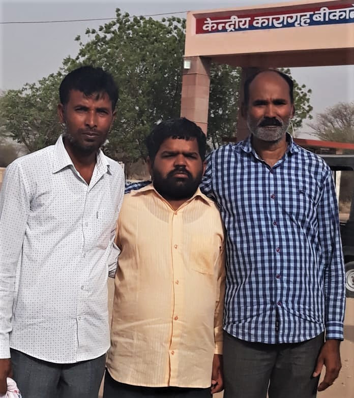  (From left) Sahiram Nayak, Vijender Singh and Kasiram Meghwal. (Morning Star News)
