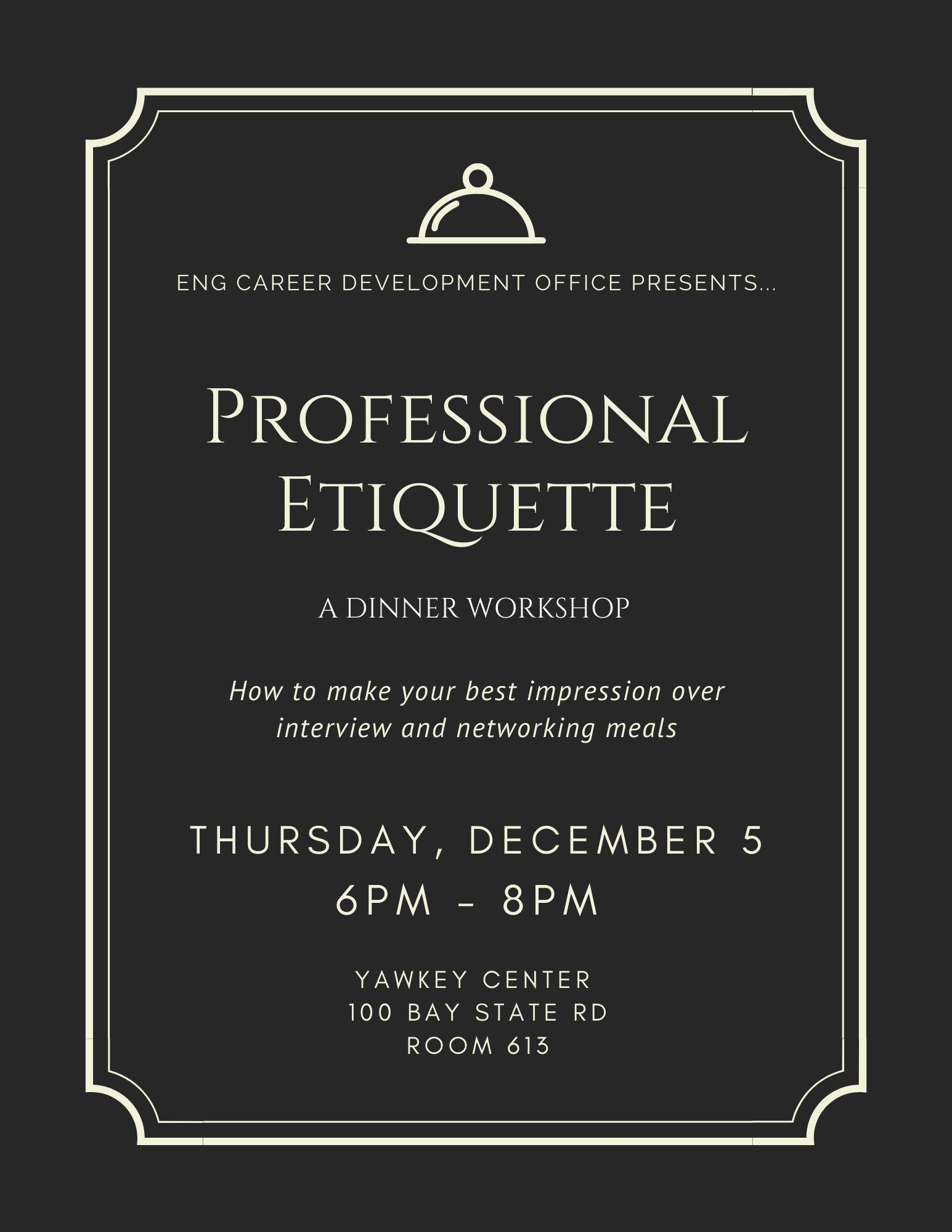 Professional Etiquette Dinner Workshop