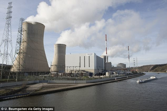  The Tihange nuclear power plant in Belgium, where the guard worked.  Nuclear power plants are known to be targets for the terror network behind the Brussels bombings and the Paris attacks in November