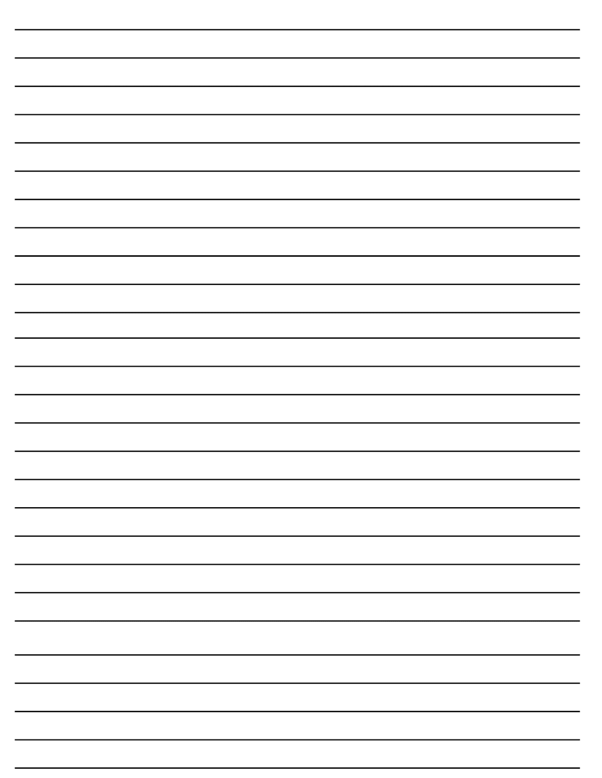 Lined Writing Paper For Kindergarten Free lined paper template 12