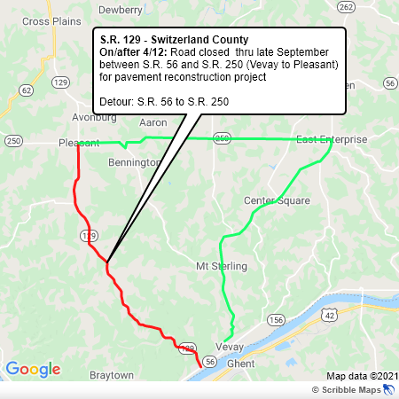 S.R. 129 - Switzerland County