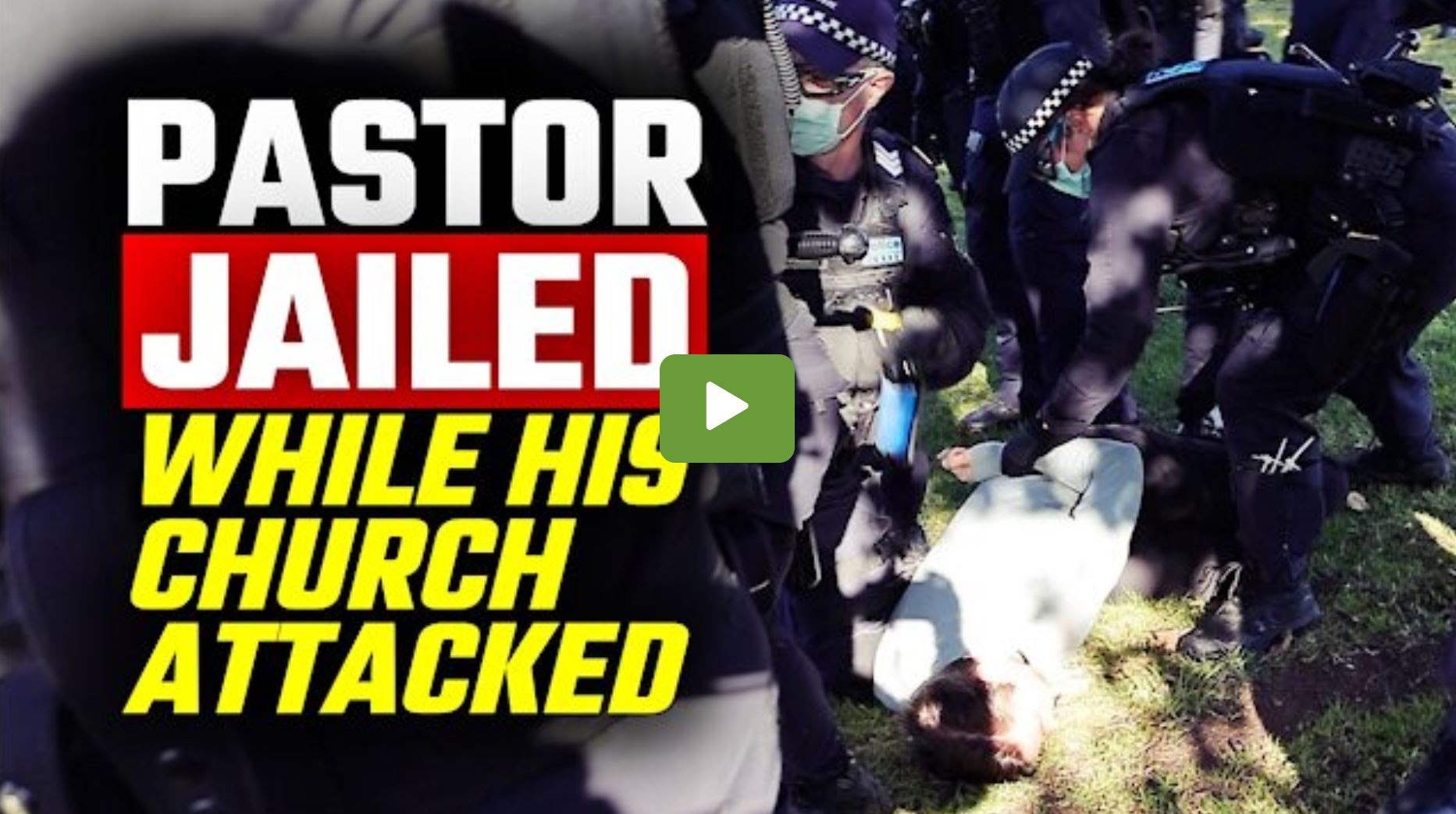 This is what happened when Police STORMED a peaceful church

service in Melbourne
