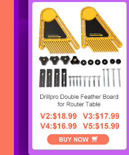 Drillpro Double Feather Board for Router Table