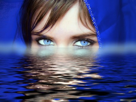 Woman Eyes Water - Public Domain