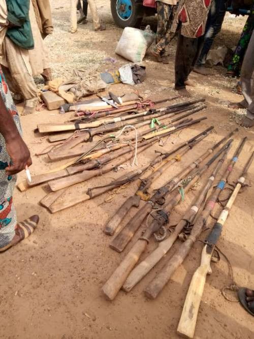 Amotekun intercepts suspected herdsmen with guns in Oyo state (photos)